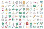 Military Symbols Vector Icons Pack, an Icon by Vector Portal (Thumbnail 2 of 6)