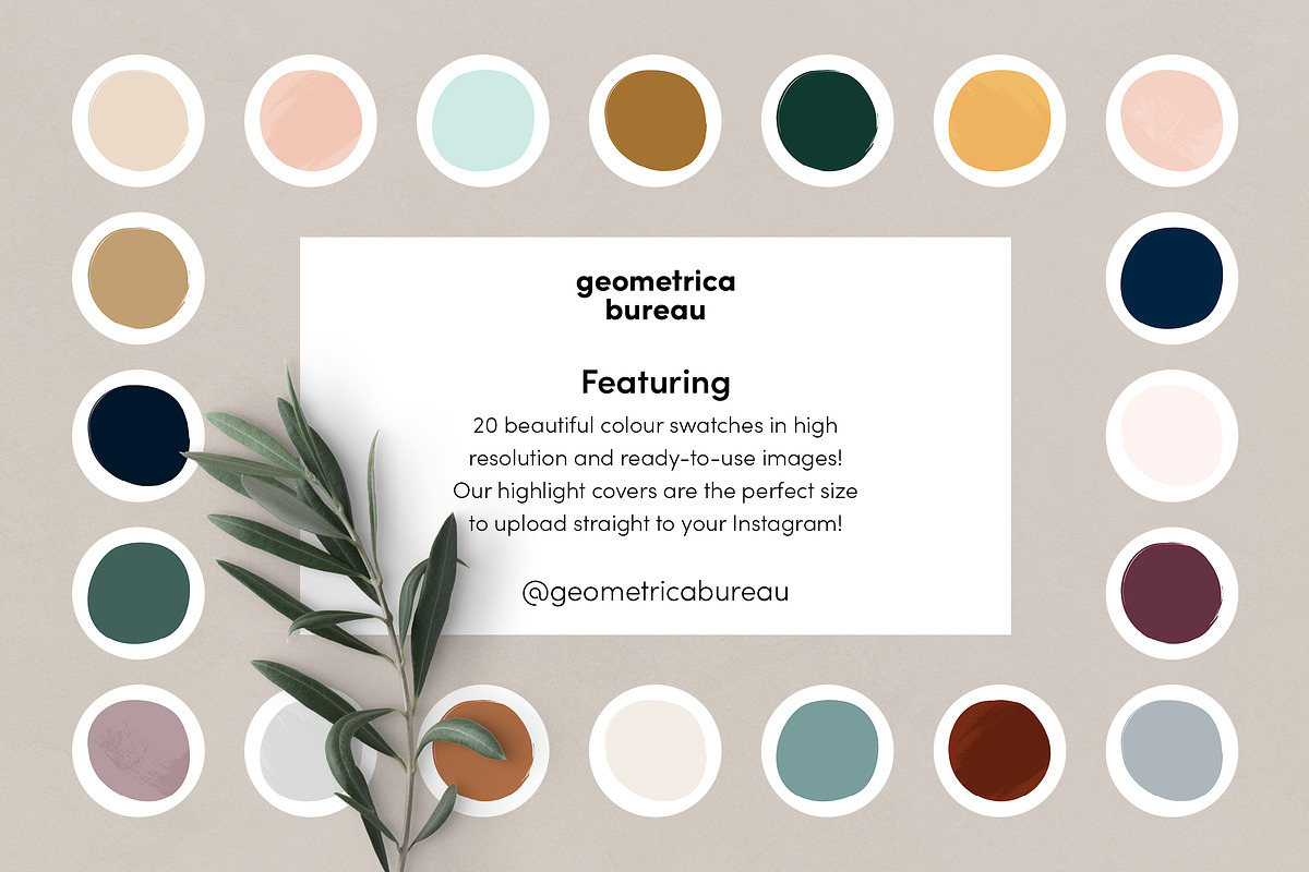 Instagram Highlight Covers Boho Vol2, a Social Media Template by Geometrica Bureau (Photo 3 of 6)