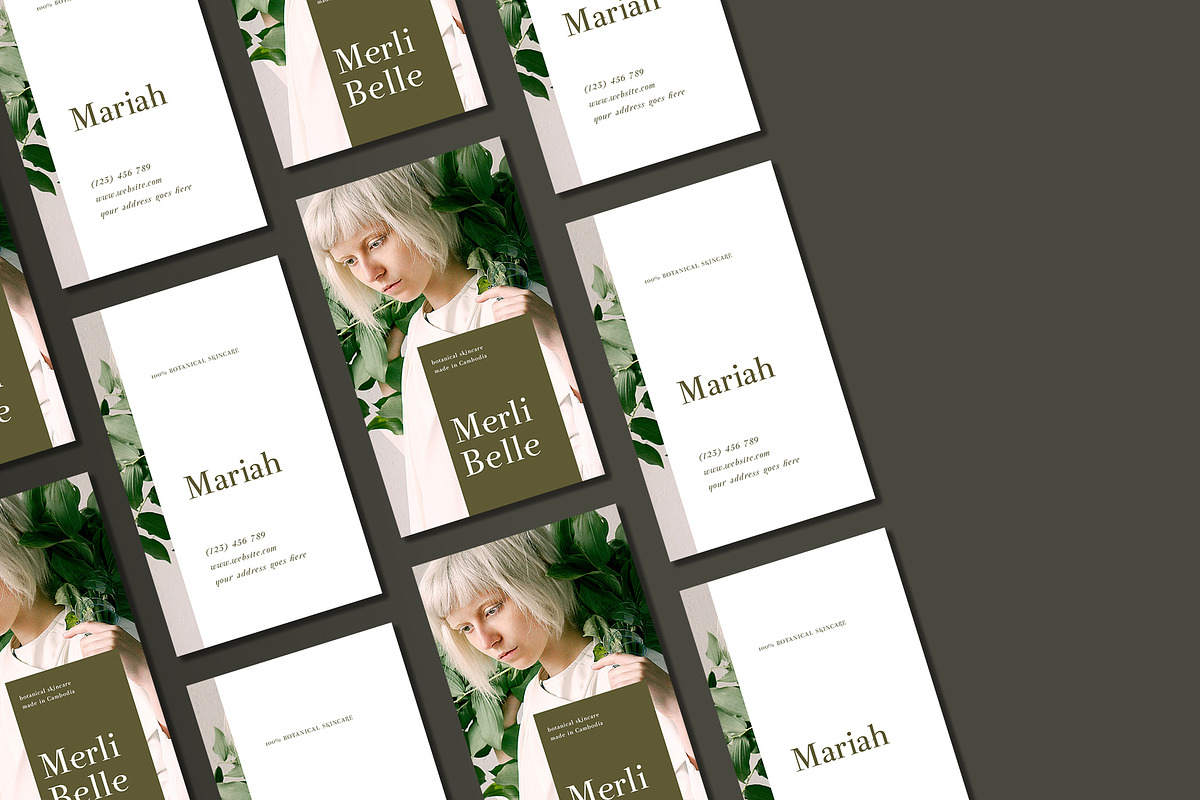 FASHION CARD NAME TEMPLATE, a Business Card Template by Meknya (Photo 3 of 4)
