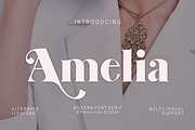 Amelia, a Serif Font by Kenrichi (Thumbnail 1 of 10)