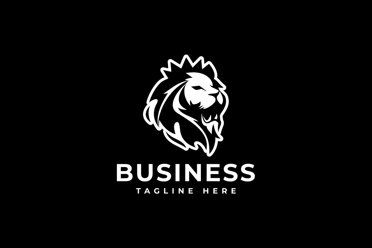 Minimal Lion Head Logo Design, a Branding & Logo Template by Shahjhan (Photo 3 of 4)