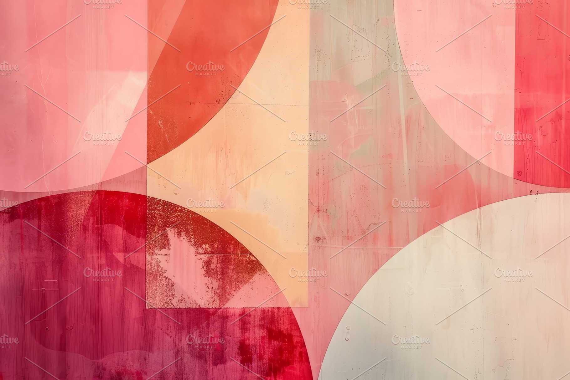 Geometric abstract art with red and, a Photo by Iftikhar Alam