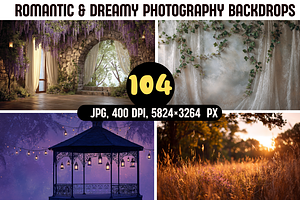 Romantic & Dreamy Photo Backdrops