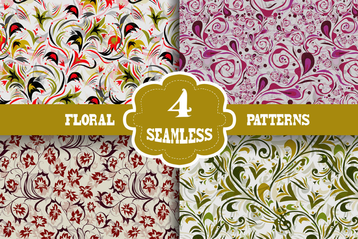 Floral Seamless Patterns