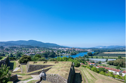 View of Tui, Spain from Valenca