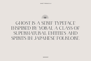 Ghost Display Typeface