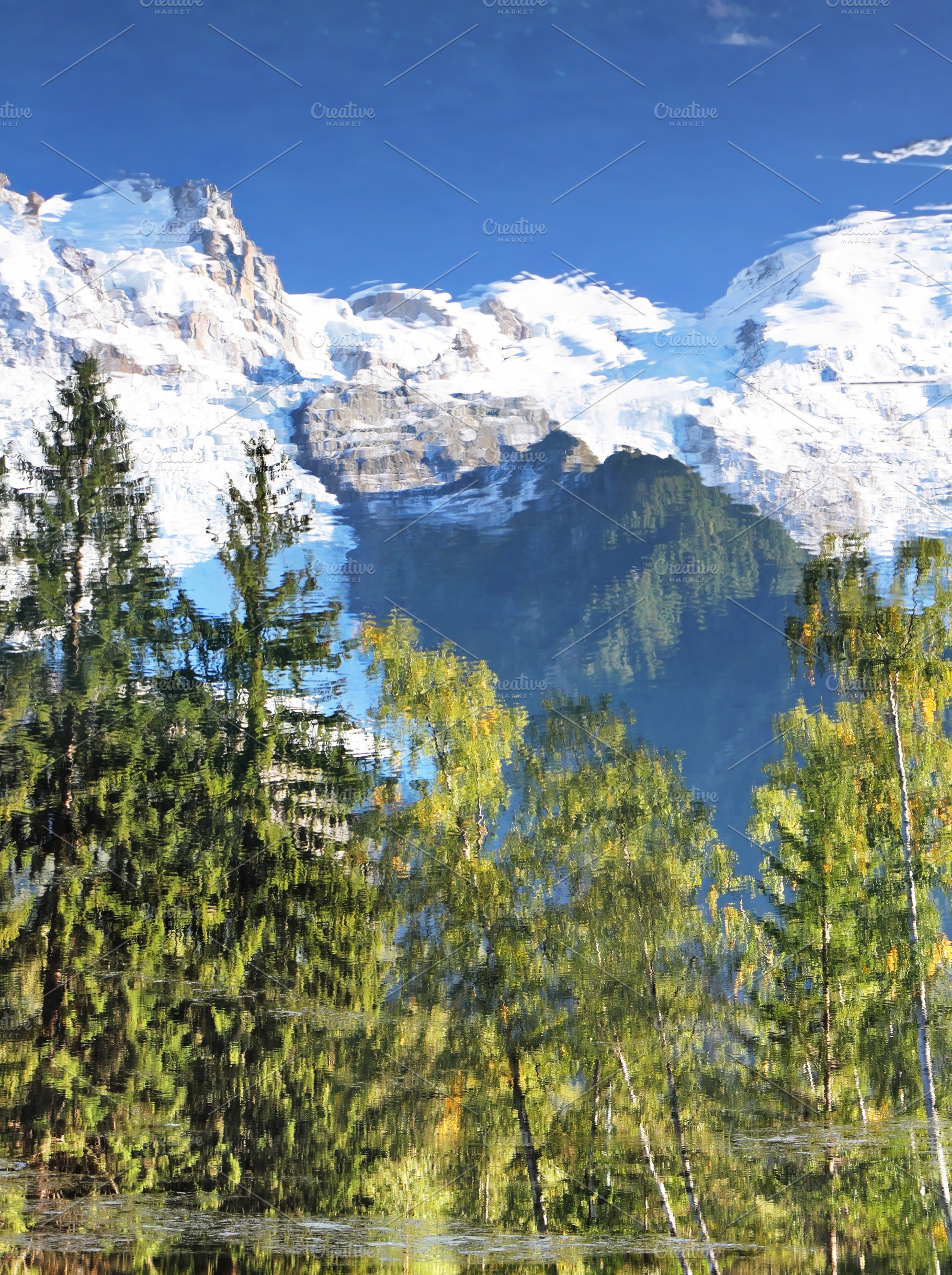 Chamonix - in the French Alps, a Nature Photo by kavram