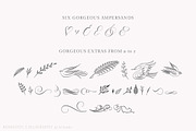 Glaston Romantic Calligraphy, a Script Font by Ef Studio (Thumbnail 12 of 13)