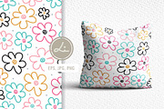 Cute Seamless Pattern Flower And Dot, a Pattern Graphic by lindoet23 (Thumbnail 1 of 3)