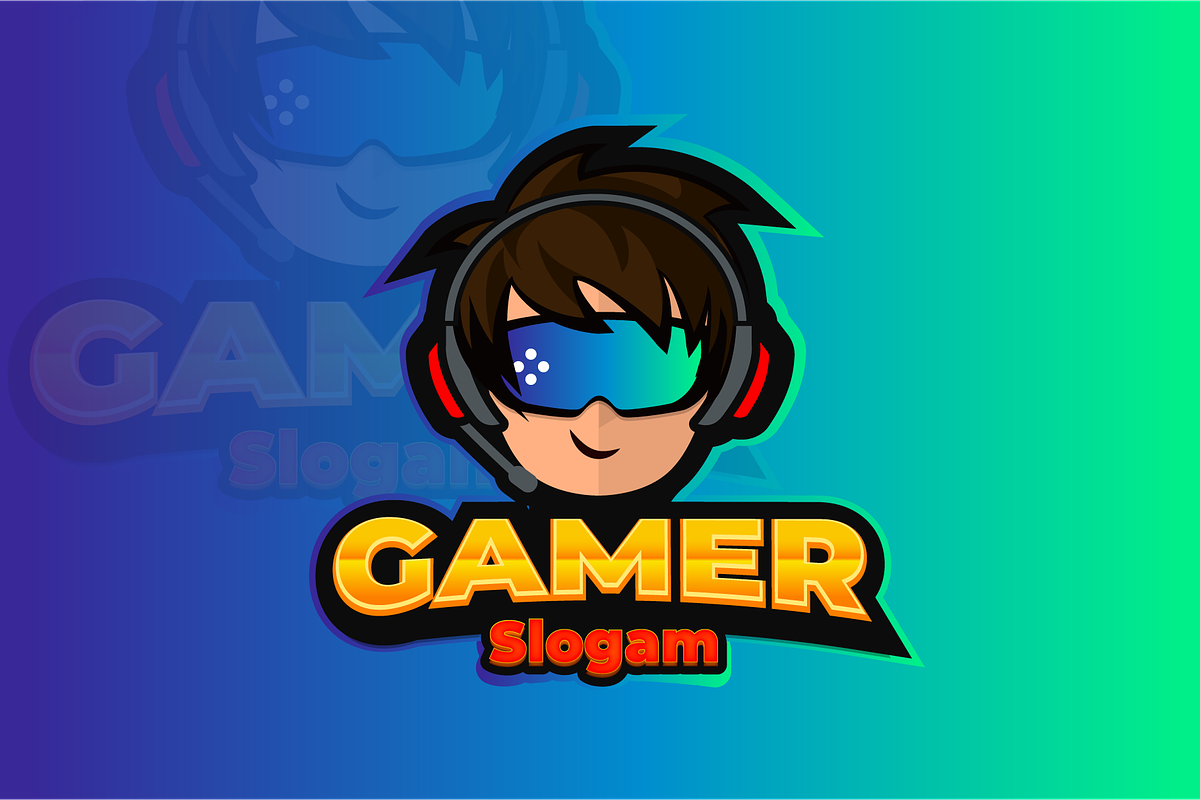 Gaming Logo Design Template, a Branding & Logo Template by rogeriomarcos (Photo 1 of 5)