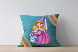 Blond Princess Fairytale Clipart