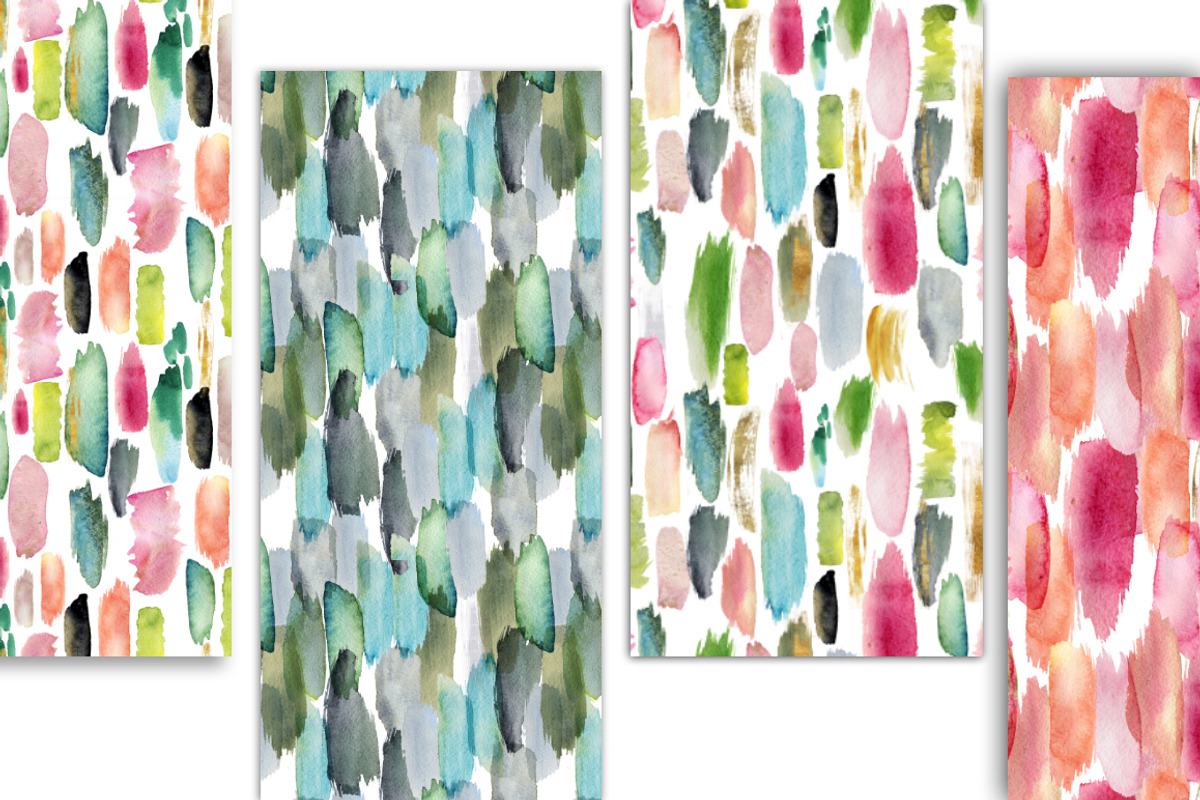 SPRING 63 PNG! WATERCOLOR BLOBS+GOLD, a Texture Graphic by holaholga (Photo 6 of 6)