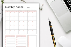 Canva Monthly Planner