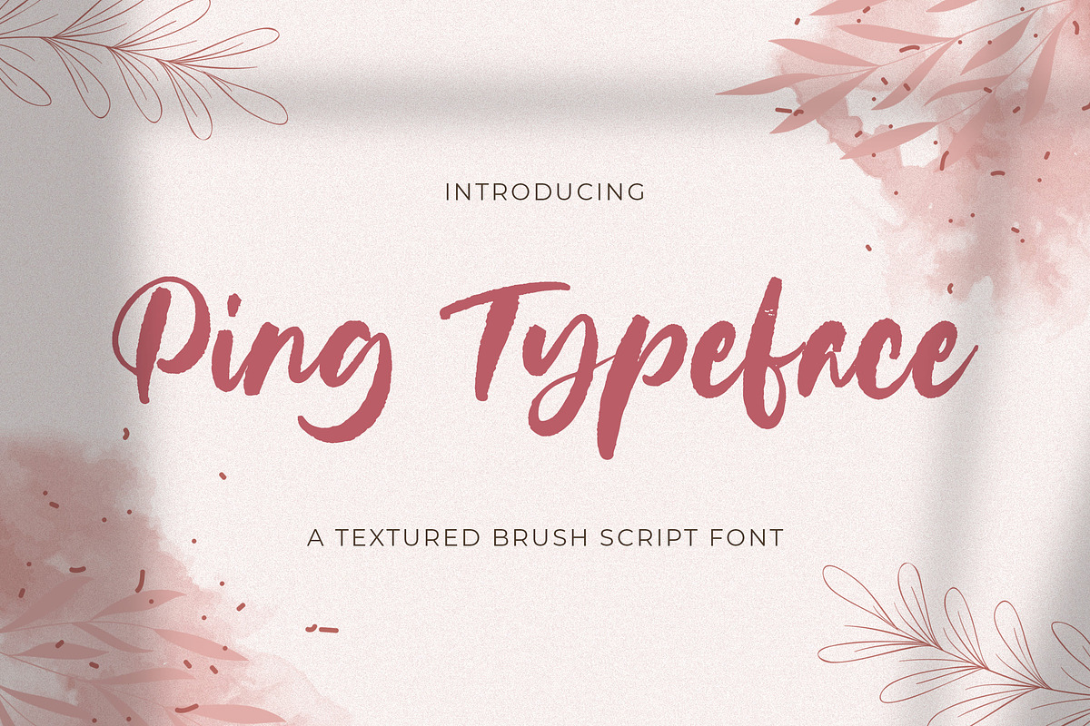 Ping Typeface - Handbrush Font, a Handwritten Font by StringLabs (Photo 1 of 8)