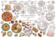 Breakfast Time Doodle Collection, a Decorative Illustration by alexrockheart (Thumbnail 4 of 9)
