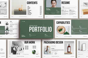 Graphic Design Portfolio Template, a Presentation Template by E-Type