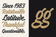 Kaleidos, a Script Font by Mika Melvas (Thumbnail 4 of 7)