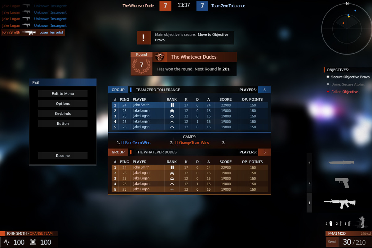 Sierra Foxtrot FPS GUI, a Templates & Theme by Kodiak Graphics (Photo 3 of 11)