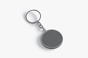 White Round Keychain 3D Model, an Object 3D Model by rebrandy (Thumbnail 8 of 9)