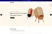 Furniture Store eCommerce Template, a Bootstrap Template by HasThemes (Thumbnail 2 of 3)