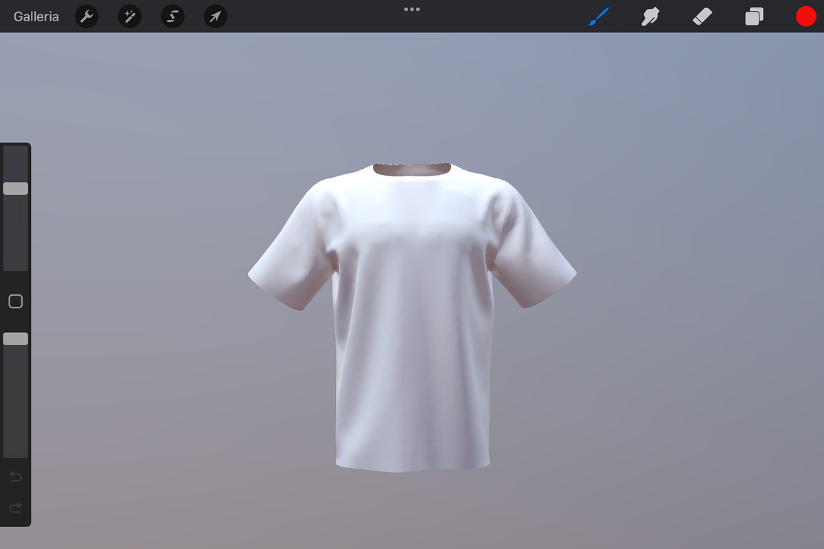 3D Model T-shirt for Procreate App, an Object 3D Model by Shorty Graphics Shop (Photo 2 of 5)