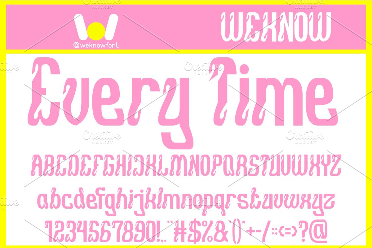 Boys and Girl font, a Font by weknow (Photo 3 of 8)