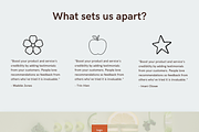 One Page Canva Website Template, a Landing Page Template by Oakley Studios Design (Thumbnail 3 of 3)