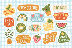 Positive Sticker Set