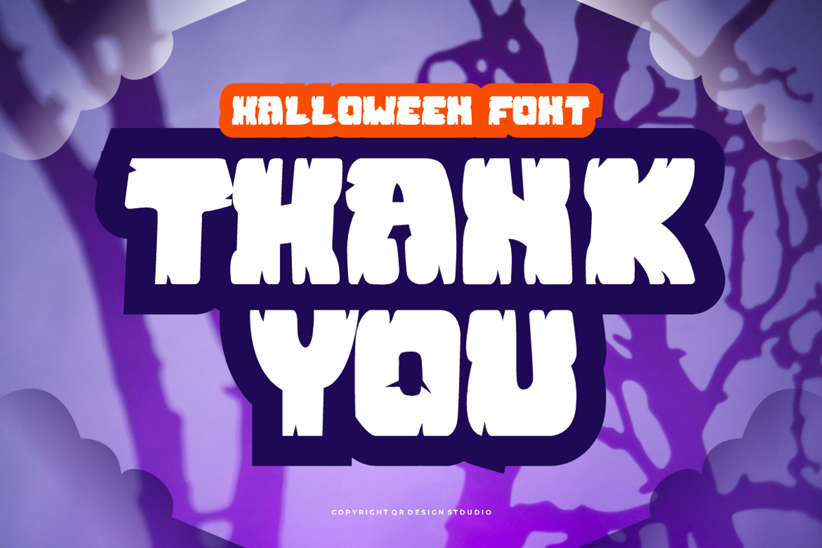 Scary Zombiz - Halloween Font, a Blackletter Font by QR Design Studio (Photo 7 of 7)