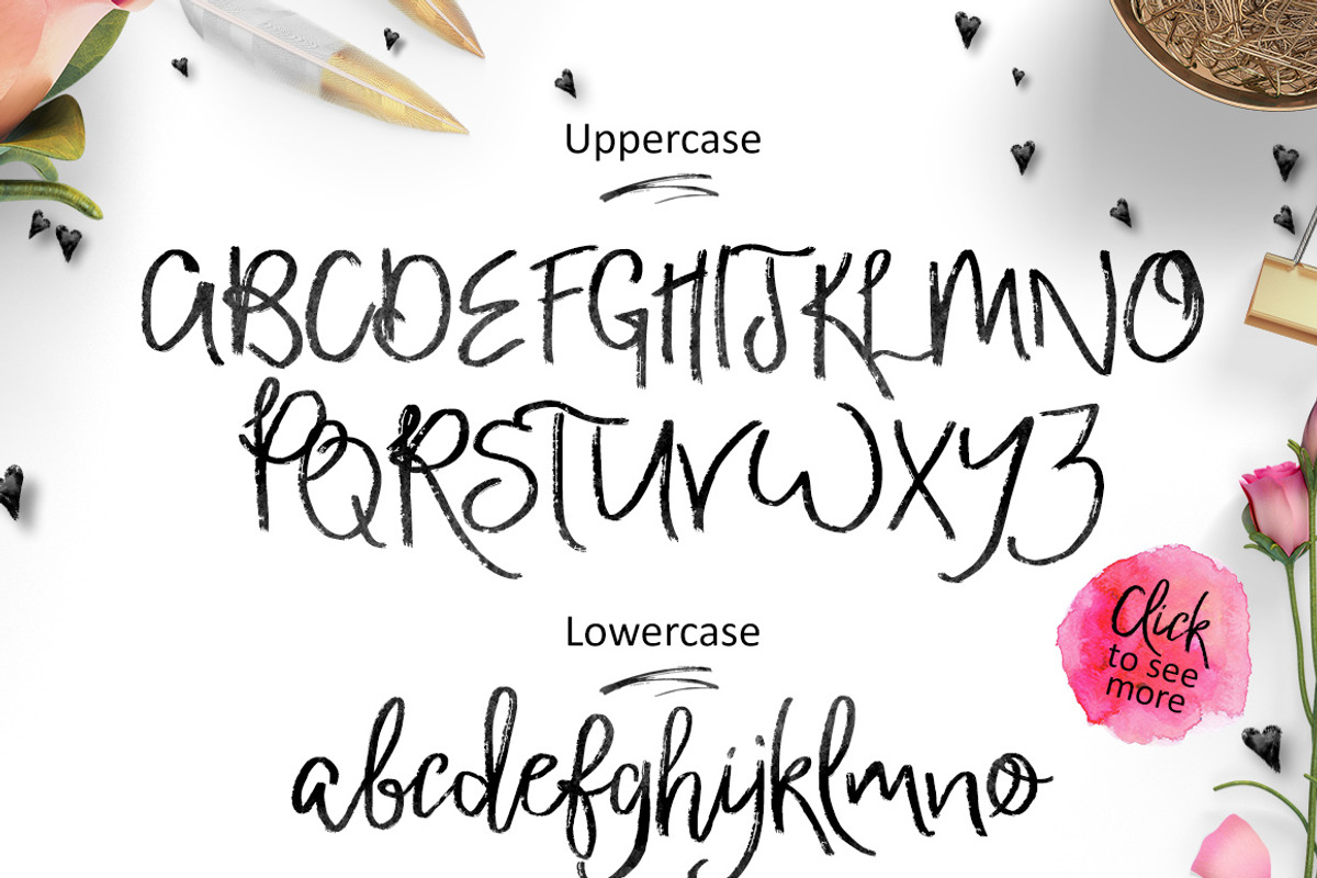 Affectionate Brush Script Font preview 2