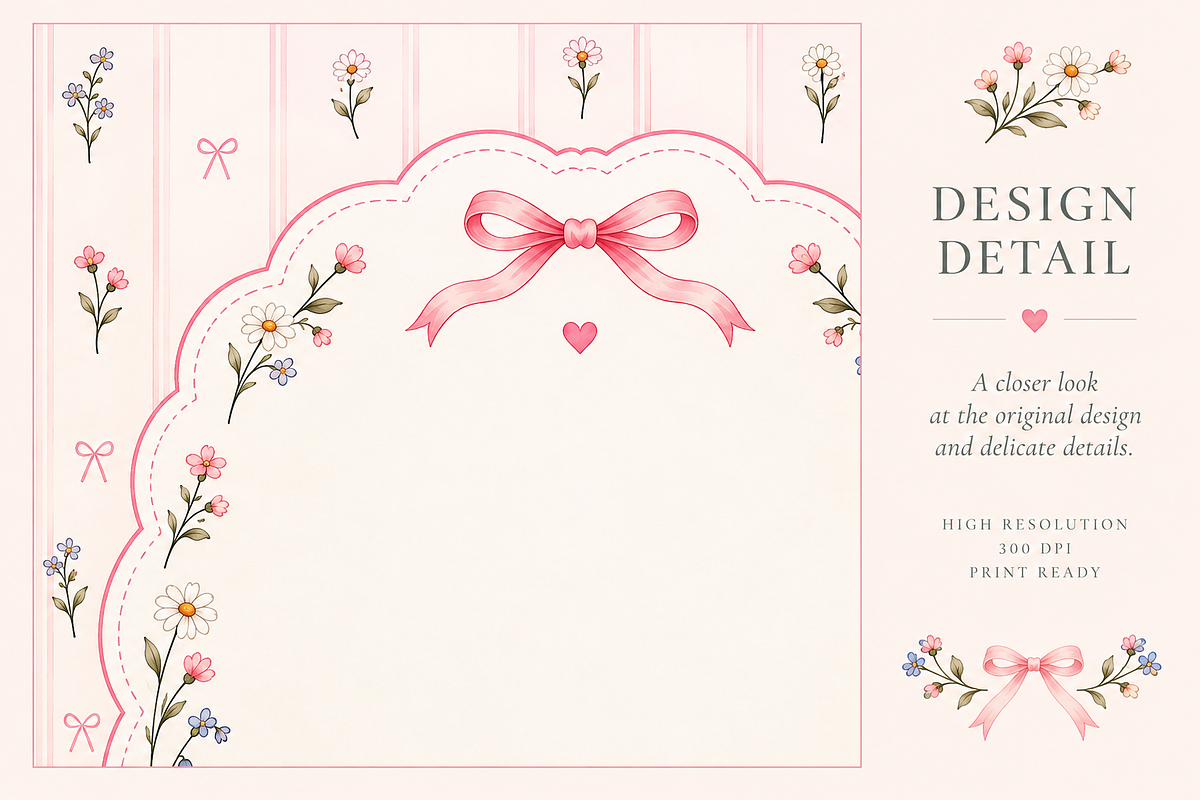 Blush Pink Floral Invitation Frames, a Background Graphic by by creative paper (Photo 5 of 7)