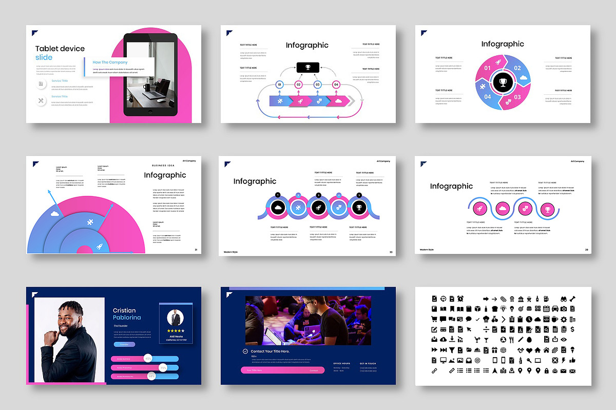 Blander - Business Google Slide Temp, a Presentation Template by Dens Creative Studio (Photo 5 of 6)