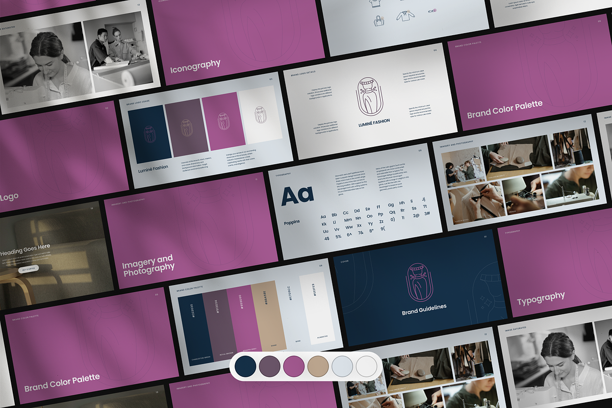 Figma Minimalistic Brand Guidelines, a Presentation Template by andrisetiawannn (Photo 3 of 5)