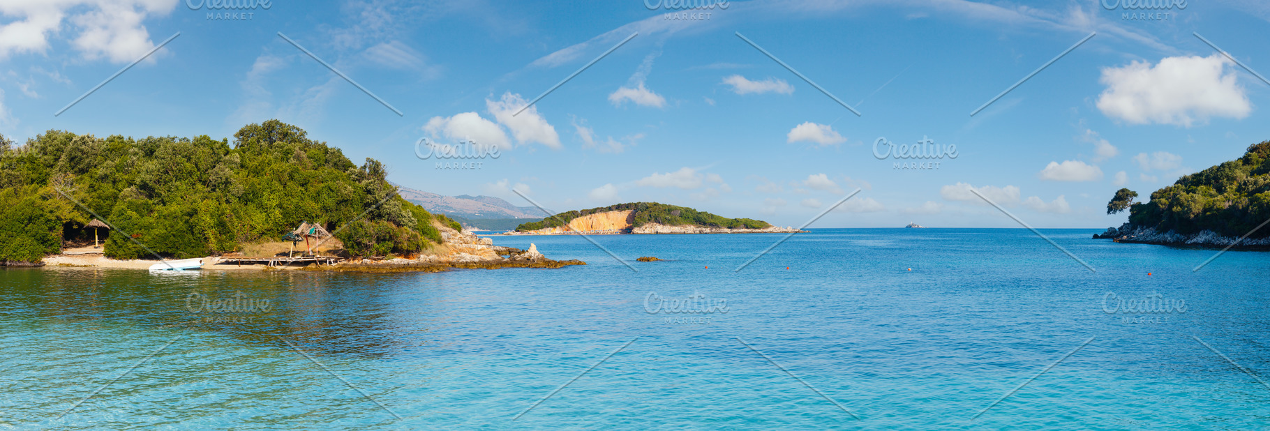 View from Ksamil beach, Albania., a Nature Photo by YuriyB