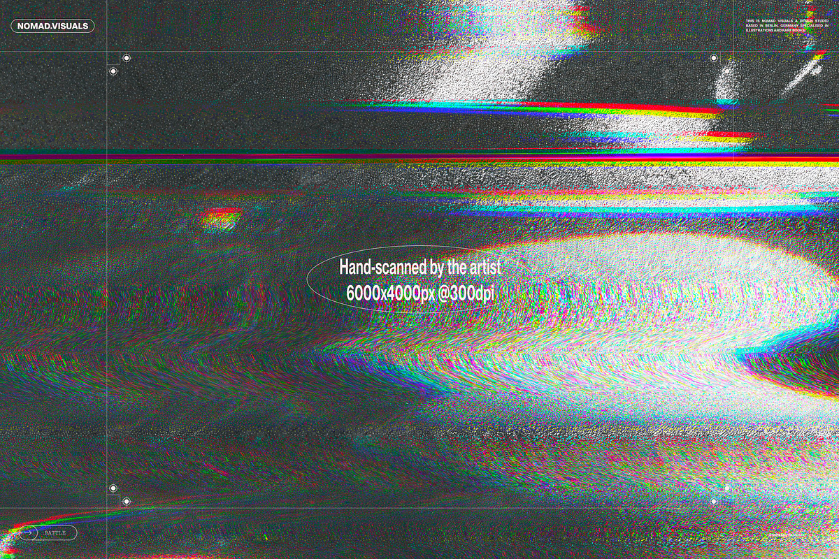 Scanner Rattle Textures, a Texture Graphic by Nomad Visuals (Photo 6 of 12)