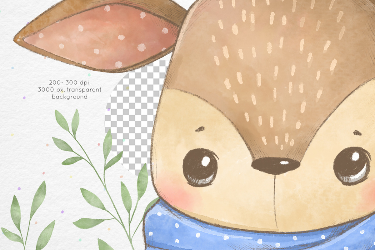 Boho toys, watercolor animal, an Animal Illustration by Magic & Dreams (Photo 5 of 6)