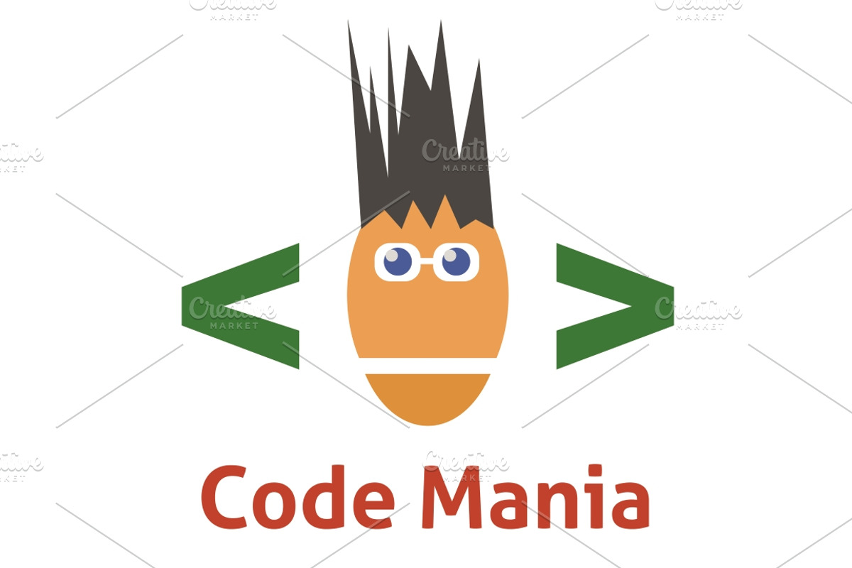 Code Mania Logo, a Branding & Logo Template by Design_Planet