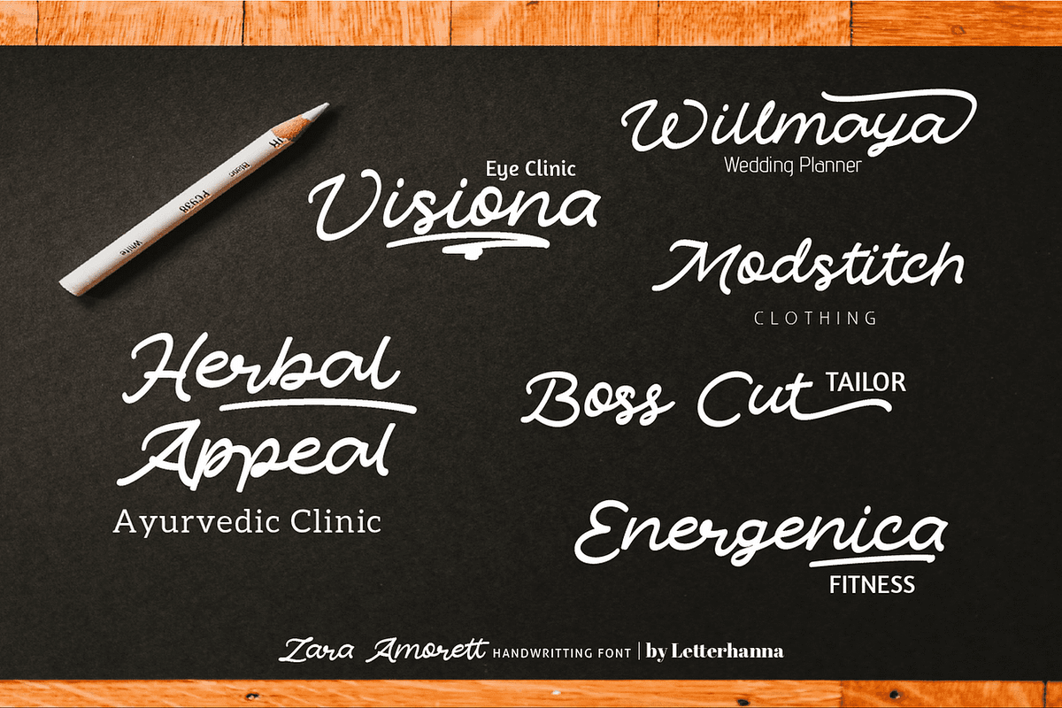 Zara Amorett Font, a Handwritten Font by Letterhanna Studio (Photo 2 of 15)