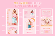 Pastel Peach Instagram Templates, an Email Template by SunshineStudioBoutique (Thumbnail 7 of 9)