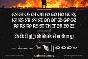 Burst Hydra Font, a Blackletter Font by alit design (Thumbnail 16 of 17)
