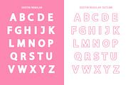 Dustin Sans Font Family, a Sans Serif Font by Salt & Pepper Designs (Thumbnail 8 of 13)