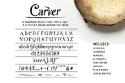 Carver Font + Extras, a Font by WhiteRiverStudio (Thumbnail 2 of 4)