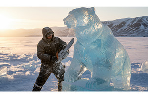 Man in a hooded jacket and safety, a Person Photo by Igor Tichonow
