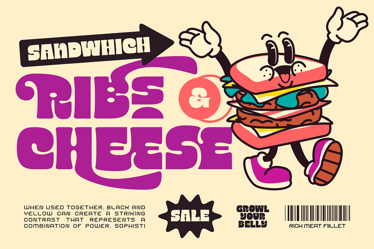 Kroogy Mice Typeface, a Sans Serif Font by alit design (Photo 2 of 21)