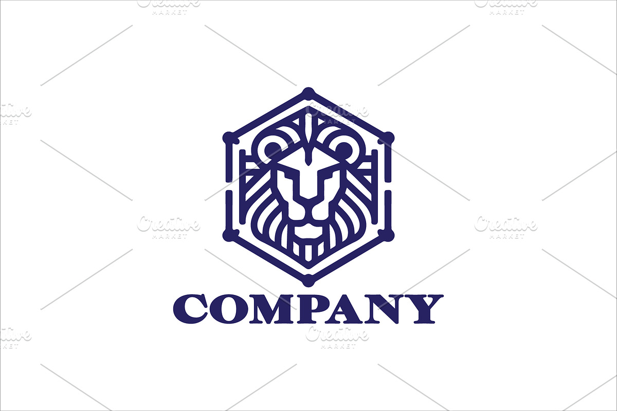 Lion Logo Design Vector Template, a Branding & Logo Template by Vectorium Studio