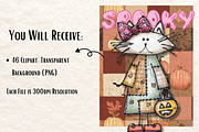 Patchwork Haunts: Rustic Halloween, an Animal Illustration by NiiiNArt (Thumbnail 2 of 3)