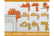 Fall Door Corner SVG Png Bundle, an Object Graphic by Digi_Design_World (Thumbnail 1 of 9)