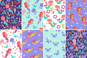 My little mermaid-clipart set, a Graphic by ComelyPics Shop (Thumbnail 5 of 9)