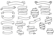 Hand Drawn Clipart Banners, an Illustration by Pip Sweet (Thumbnail 2 of 3)