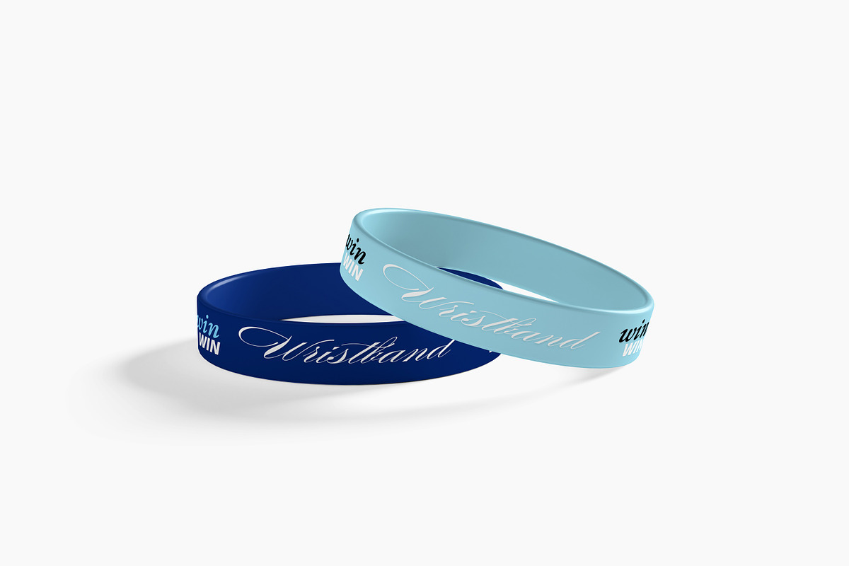 Silicone Wristbands Mockup, a Merchandise Mockup by Akaimockup (Photo 5 of 5)